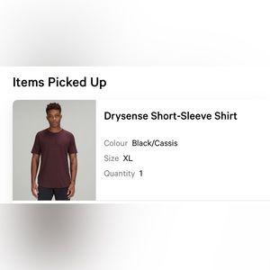 Men’s lululemon drysense tee
